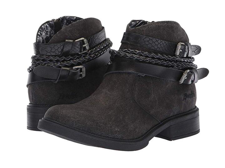 Blowfish Vianna (black Spindal/dyecut/snake Charmer) Women's Pull-on Boots