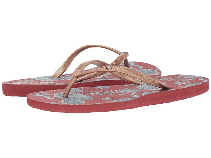 Roxy Bermuda Ii (gold/estate Blue) Women's Sandals