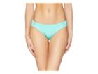 Trina Turk Studio Solids Shirred Side Hipster Bikini Bottom (aqua) Women's Swimwear