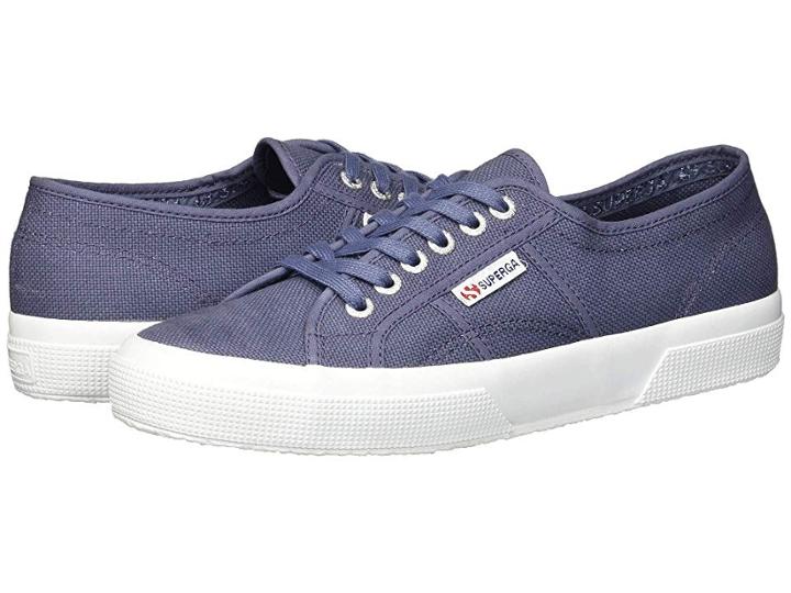 Superga 2750 Cotu Classic Sneaker (blue Shadow 1) Lace Up Casual Shoes