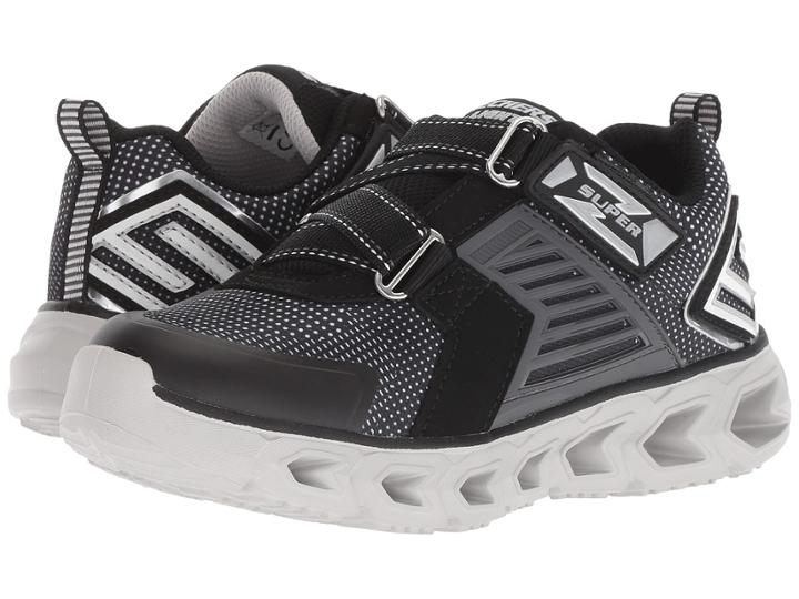 Skechers Kids Hypno Flash 2.0-rapid Quake 90587l Lights (little Kid/big Kid) (black) Boy's Shoes