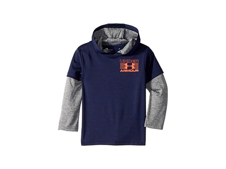 Under Armour Kids Training Hoodie Slider (little Kids/big Kids) (midnight Navy) Boy's Sweatshirt