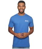 Rvca Logo Squig Tee (cobalt) Men's T Shirt