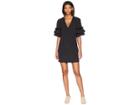 Bcbgeneration Tassel-trimmed Shift Dress (black) Women's Dress