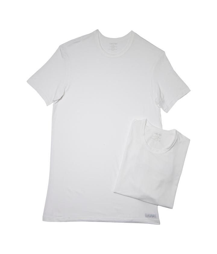 Calvin Klein Underwear 2-pack Body Modal Crew Neck Tee (white) Men's T Shirt