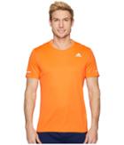 Adidas Run Tee (hi-res Orange) Men's Workout