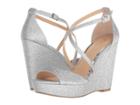 Jewel Badgley Mischka Averie (silver) Women's Shoes