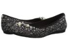 Anne Klein Aveline (black/white Multi/light Fabric) Women's Flat Shoes