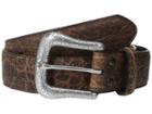 Ariat Western Basic Belt (adobe Clay Perforated Edge) Men's Belts