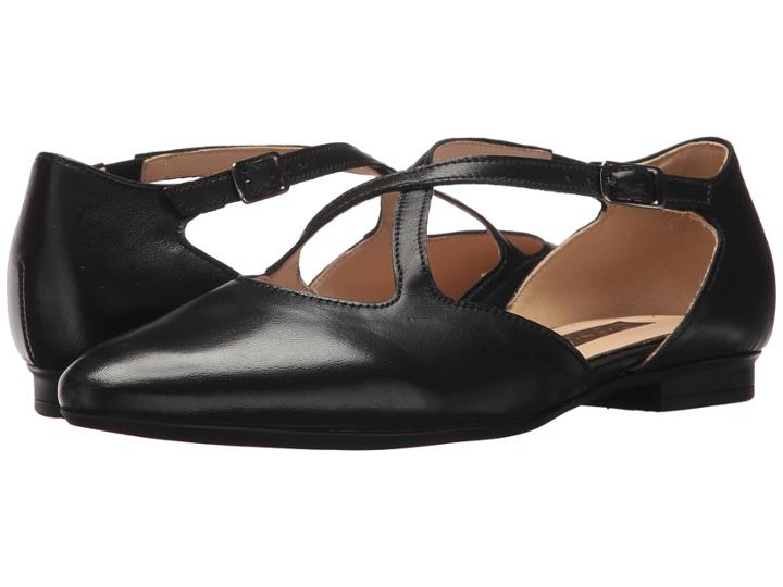 Gabor Gabor 81.352 (black Leather) Women's Hook And Loop Shoes