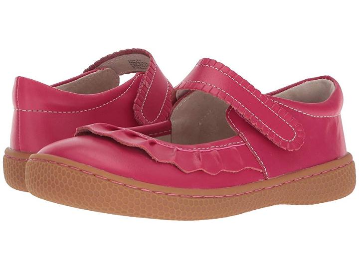 Livie & Luca Ruche (little Kid) (hot Pink) Girl's Shoes