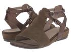 Ecco Touch 25 Hooded Sandal (tarmac/licorice Metallic) Women's Sandals