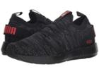 Puma Nrgy Neko Engineer Knit (puma Black/asphalt/high Risk Red) Men's Shoes