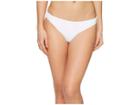 Letarte Solid Classic Bottom (white) Women's Swimwear