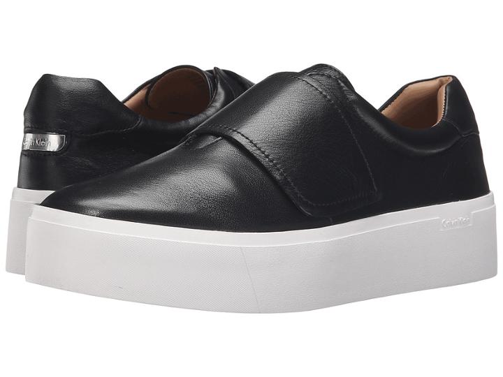 Calvin Klein Jaiden (black Leather) Women's Shoes