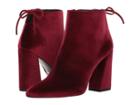Stuart Weitzman Grandiose (scarlet Velvet) Women's Boots
