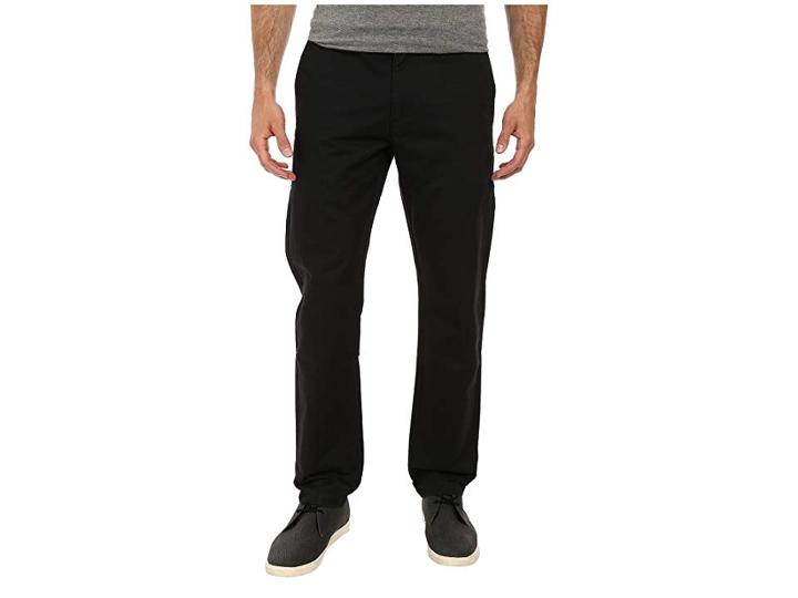 Dockers Modern Khaki Slim Tapered Pants (black) Men's Casual Pants