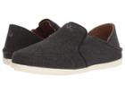 Olukai Waialua Canvas (black) Women's Shoes