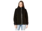 Vince Camuto Hooded Faux Shearling Jacket R8971 (black) Women's Coat