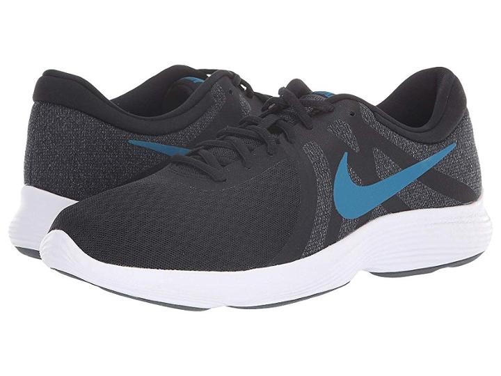 Nike Revolution 4 (black/green Abyss/dark Grey/white) Men's Running Shoes