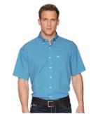 Cinch Athletic Print Short Sleeve (blue) Men's Clothing