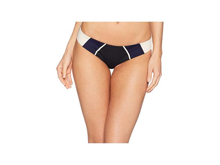 Tavik Alea Moderate Swim Bottom Color Blocked (tapioca Slot Seam) Women's Swimwear