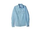 Lacoste Kids Denim Shirt (little Kids/big Kids) (medium) Boy's Clothing