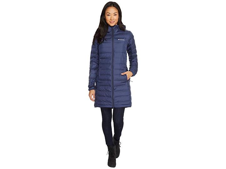 Columbia Lake 22 Long Hooded Jacket (nocturnal) Women's Coat