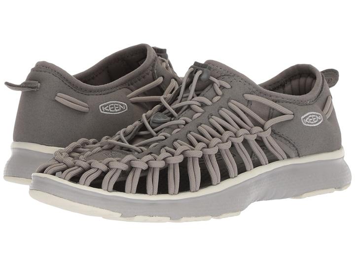 Keen Kids Uneek O2 (little Kid/big Kid) (neutral Gray/gargoyle) Boy's Shoes