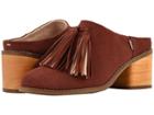 Toms Leila Mule (muscat Suede/tassel) Women's Clog Shoes