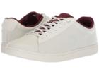 Lacoste Carnaby Evo 418 2 (off-white/burgundy) Women's Shoes