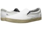 Quiksilver Shorebreak Slip-on Esp (white/white/brown) Men's Skate Shoes