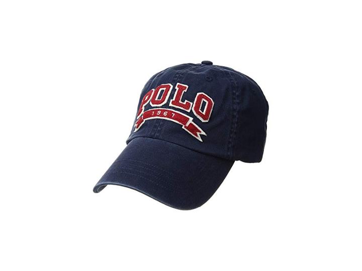 Polo Ralph Lauren Cotton Chino Hat (cruise Navy W/ Polo) Caps