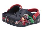 Crocs Kids Crocsfunlab Marvel Band Light Clog (toddler/little Kid) (navy) Boys Shoes