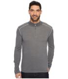 Ecoths Noah Zip Neck Sweater (castlerock) Men's Long Sleeve Pullover