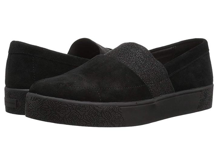 Taryn Rose Greta (black Silky Suede) Women's Shoes