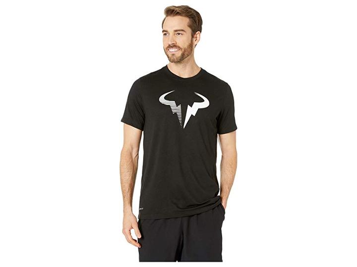Nike Rafa Nikecourt Dry T-shirt (black/white) Men's T Shirt