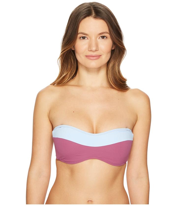 Flagpole Lily Top (orchid/bay) Women's Swimwear