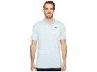 Nike Golf Dri-fittm Mini-stripe Victory Polo (ocean Bliss/flat Silver) Men's Clothing