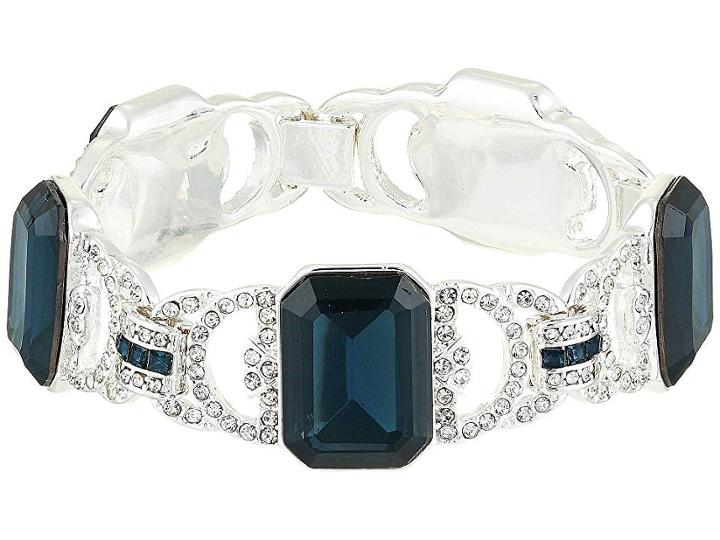 Lauren Ralph Lauren 7.5 Stone Drama Line Bracelet (blue) Bracelet