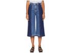 Mcq Denim Culottes (vintage Wash Blue) Women's Jeans