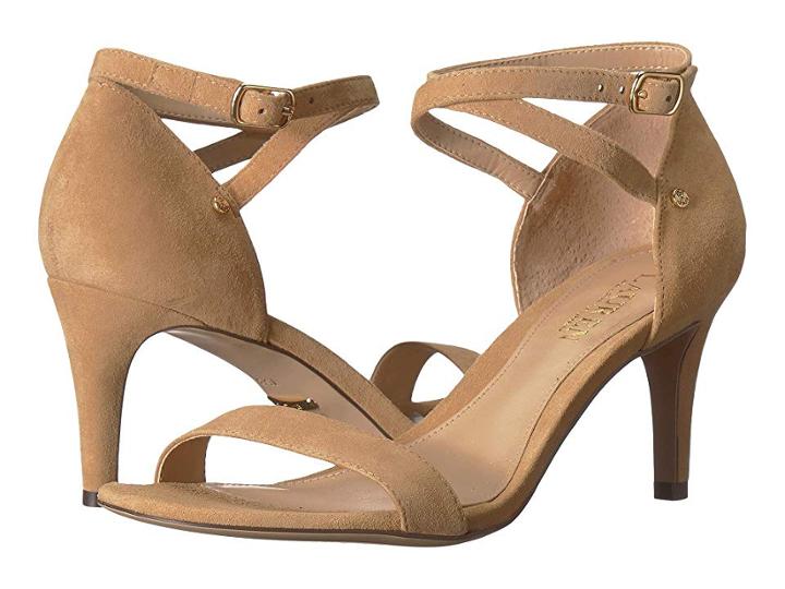 Lauren Ralph Lauren Glinda (wheat Suede) Women's  Shoes