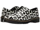 Dr. Martens 1461 (egret Playing Card Print Repeat Backhand) Industrial Shoes
