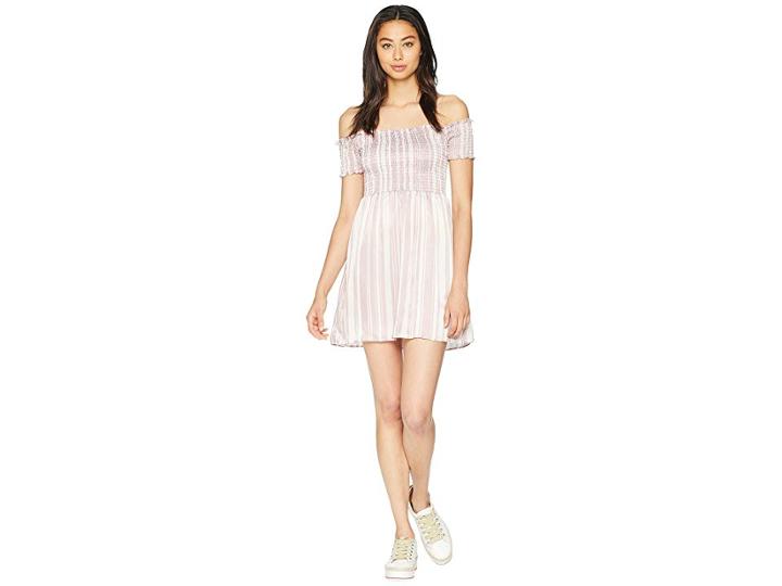 Show Me Your Mumu Dolly Smocked Dress (slipper Stripe Sheen) Women's Dress