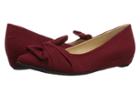 Cl By Laundry Super Cute (dark Cherry Red Suede) Women's Dress Flat Shoes