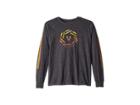 Vissla Kids El Granada Long Sleeve (big Kids) (black Heather) Boy's Clothing