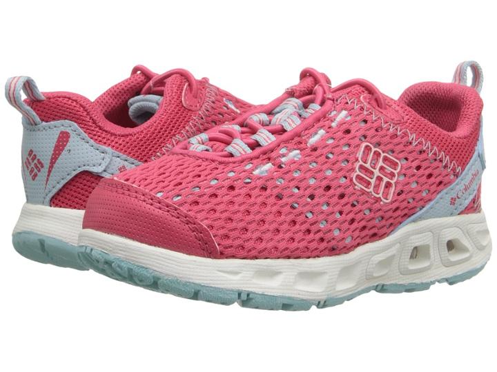 Columbia Kids Drainmakertm Iii (toddler/little Kid/big Kid) (tango Pink/sky Blue) Girls Shoes