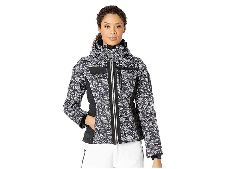Obermeyer Hadley Jacket (honeysuckle Black/white) Women's Coat