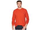 U.s. Polo Assn. Long Sleeve Crew Neck Solid Thermal Shirt (mineral Orange) Men's Long Sleeve Pullover