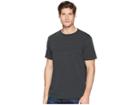 Rvca Elliot Stripe Short Sleeve (black) Men's Clothing